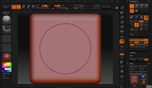 A Radial Symmetry Brush